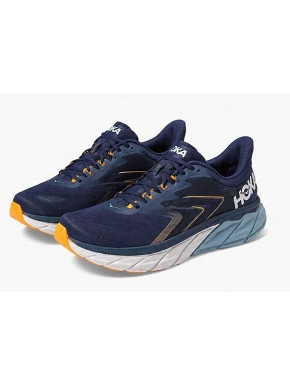 Hoka One One Arahi 5 Wide Running Shoes Navy Blue Size 13